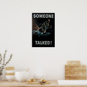 Jemand hat gesprochen poster (Küche)