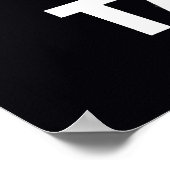 Jemand hat gesprochen poster (Ecke)