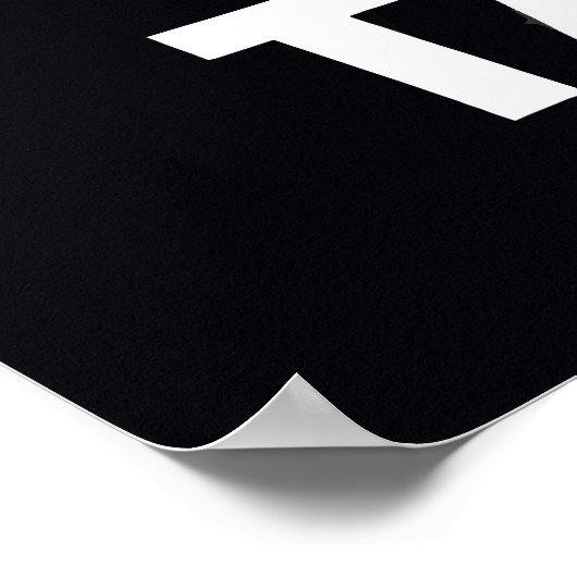 Jemand hat gesprochen poster (Ecke)