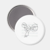 Jemand hat meine Perse gestohlen!!! Magnet (Vorderseite/Rückseite)