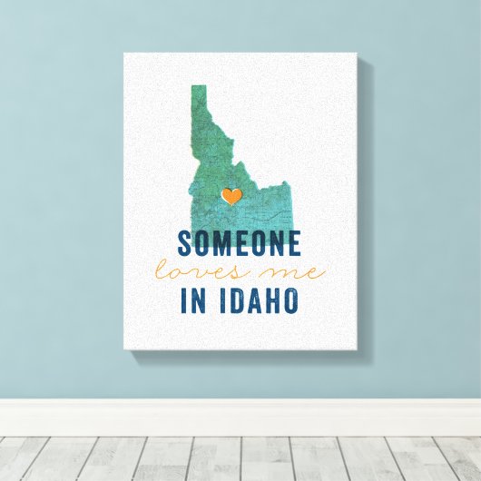 Jemand hat mich in der Leinwand von Idaho Lieben (Insitu (Holzboden))