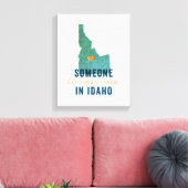 Jemand hat mich in der Leinwand von Idaho Lieben (Insitu (Wohnzimmer))