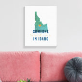 Jemand hat mich in der Leinwand von Idaho Lieben (Insitu (Wohnzimmer))