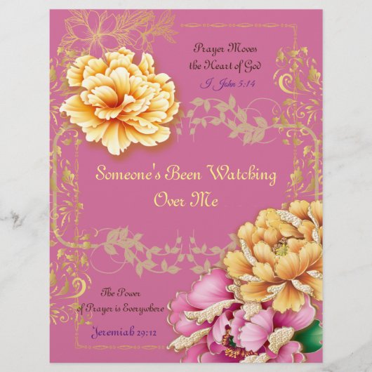 Jemand hat mir das Gedichtpapier angesehen (Vorderseite)