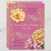 Jemand hat mir das Gedichtpapier angesehen (Vorne/Hinten)