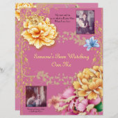 Jemand hat mir Personalisiertes Papier zugeschaut (Vorne/Hinten)