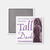 Jemand hat viel Dunkles und Handliches - Frisische Magnet (Vorderseite/Rückseite)