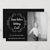 Jemand holt Kohle | Weihnachtskarte Feiertagskarte (Vorne/Hinten)