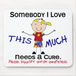 Jemand i-Liebe - Autismus (Junge) Mousepad