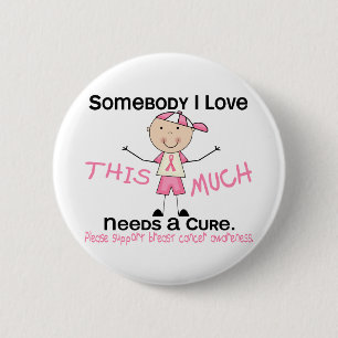 Jemand i-Liebe - Brustkrebs (Junge) Button