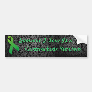 "Jemand i-Liebe" Gastroschisis Autoaufkleber