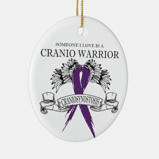 Jemand I Liebe hat Cranio Keramik Ornament (Rechts)