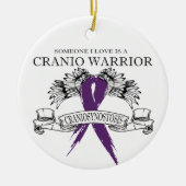 Jemand I Liebe hat Cranio Keramik Ornament (Vorne)