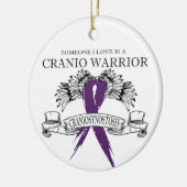 Jemand I Liebe hat Cranio Keramik Ornament (Links)