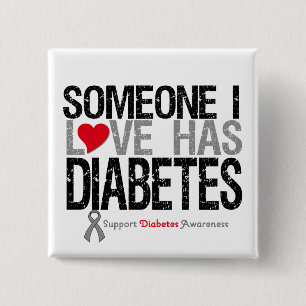 Jemand i-Liebe hat Diabetes Button