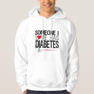 Jemand i-Liebe hat Diabetes Hoodie