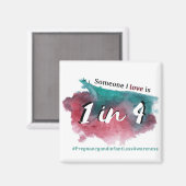 Jemand I Liebe ist 1:4 - Schwangerschaft und Säugl Magnet (Vorderseite/Rückseite)