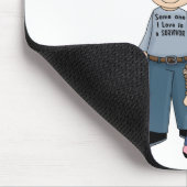 Jemand i-Liebe ist ein Überlebender Mousepad (Ecke)