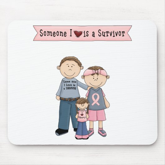 Jemand i-Liebe ist ein Überlebender Mousepad (Vorne)