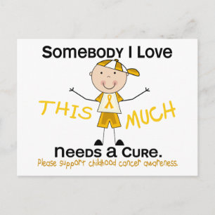 Jemand I Liebe - Kinderkrebs (Junge) Postkarte
