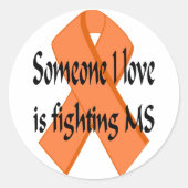 Jemand I Liebe Sticker (Vorderseite)