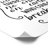 Jemand im Himmel, um mich zu beschützen Inspiratio Poster (Ecke)