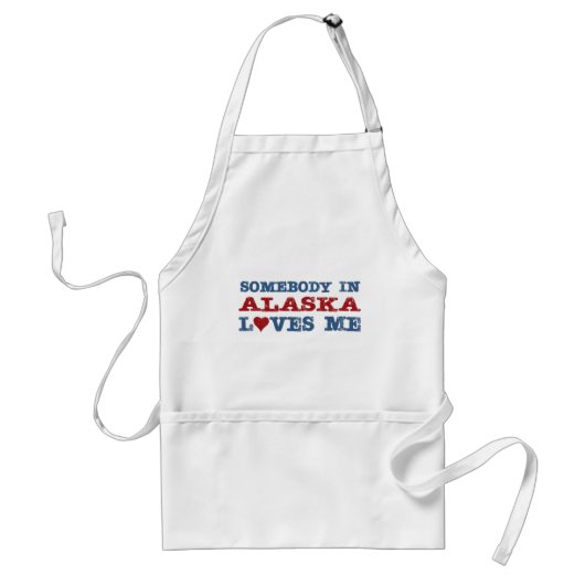 Jemand in Alaska-Lieben ich Schürze (Vorne)