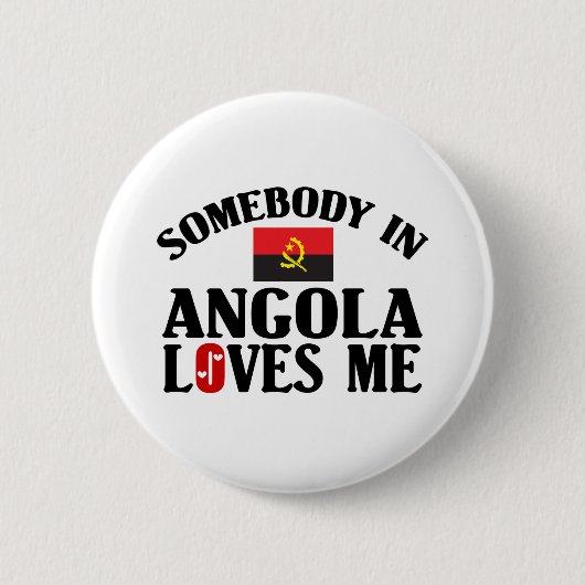 Jemand in Angola Button (Vorderseite)
