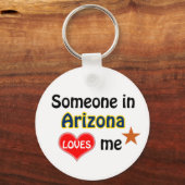 Jemand in Arizona Liebe mir Schlüsselanhänger (Vorderseite)
