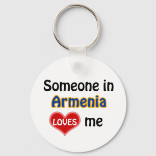 Jemand in Armenien Lieben mir Schlüsselanhänger