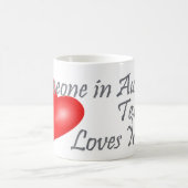 Jemand in Austin, Texas Lieben ich Kaffeetasse (Mittel)