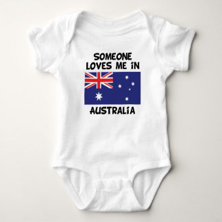 Jemand in Australien-Lieben ich Baby Strampler