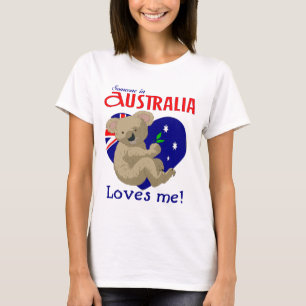 Jemand in Australien-Lieben ich Koala T-Shirt