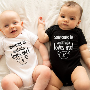 Jemand in Australien Lieben Me Niedlich Baby Austr Strampler