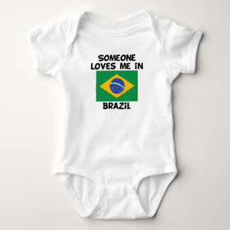 Jemand in Brasilien-Lieben ich Baby Strampler