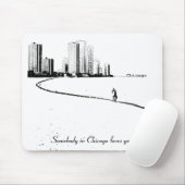 Jemand in Chicago-Lieben Sie Mousepad (Mit Mouse)