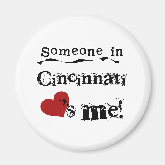 Jemand in Cincinnati Magnet (Vorne)