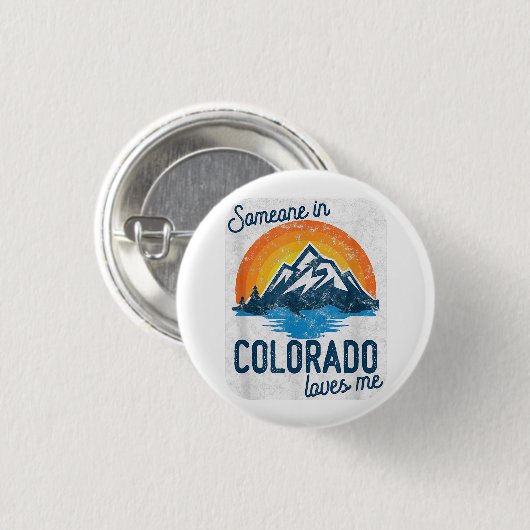 Jemand in Colorado Lieben Button (Vorne & Hinten)