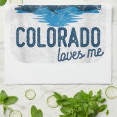 Jemand in Colorado Lieben Geschirrtuch (Gefaltet)