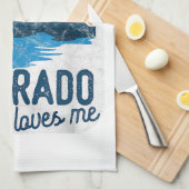 Jemand in Colorado Lieben Geschirrtuch (Viertel Falte)