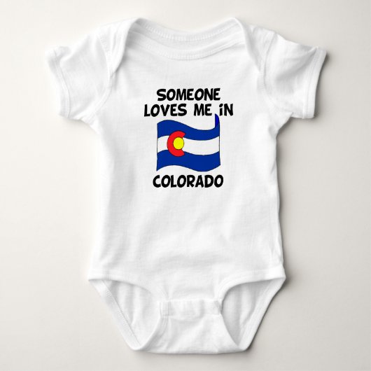 Jemand in Colorado-Lieben ich Baby Strampler (Vorderseite)