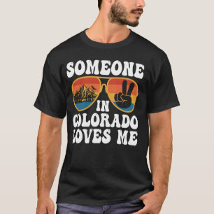 Jemand in Colorado Lieben Ich Vintage Berge Männer T-Shirt