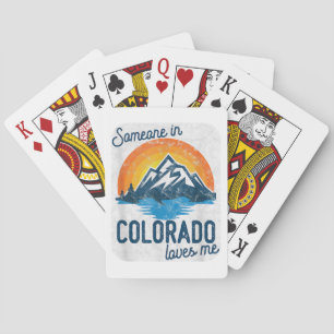 Jemand in Colorado Lieben Spielkarten