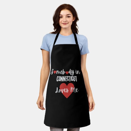 Jemand in Connecticut Lieben Schürze (Getragen)
