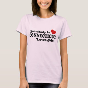 Jemand in Connecticut Lieben T-Shirt
