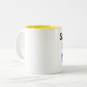 Jemand in Curaçao Lieben mir Zweifarbige Tasse (Vorderseite Links)