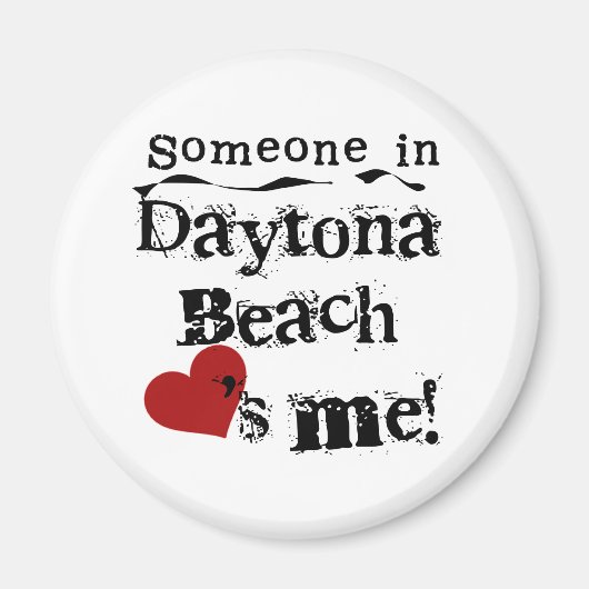 Jemand in Daytona Beach Magnet (Vorne)