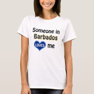 Jemand in den Barbados-Lieben mir T-Shirt