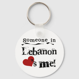 Jemand in der Libanon-Lieben ich Schlüsselanhänger