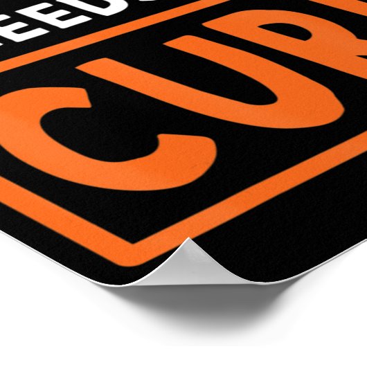 Jemand in der Liebe braucht ein Kur Leukämie-Krebs Poster (Ecke)